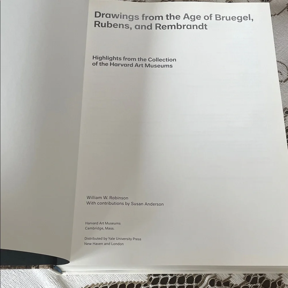 Hardcover- Drawings from the Age of Bruegel, Rubens, and Rembrandt Heavy New